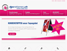 Tablet Screenshot of dpcreklamen.ch